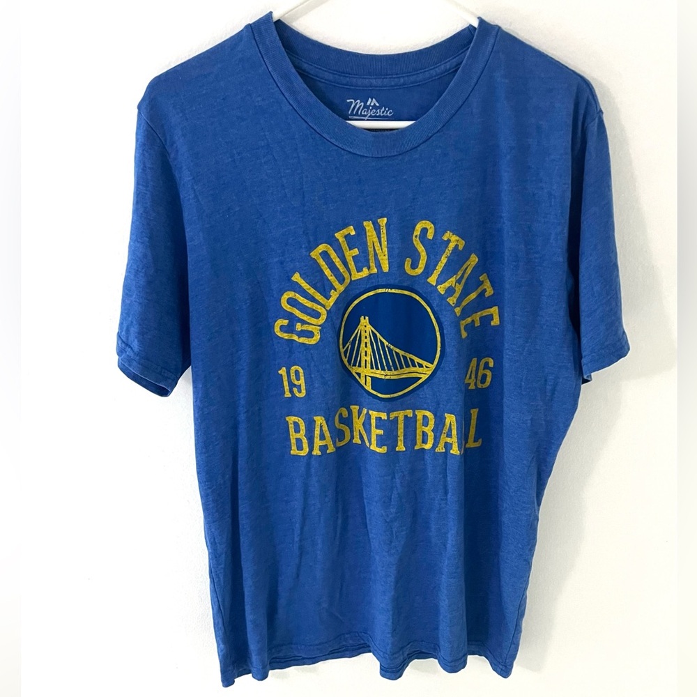 Majestic Threads Golden State Warriors T-Shirt, Size: Large